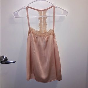 Baby Pink Satin Camisole